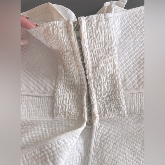 Chelsea Peplum Cutout Strapless Top - Picture 3 of 6